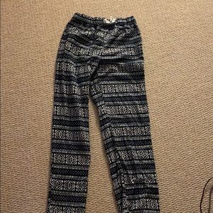 Girls LARGE Christmas Print Pajamas